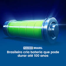 Brasileiro Desenvolve Bateria Revolucionária com Durabilidade de Até 100 Anos
