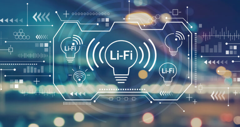 Li-Fi (Light Fidelity) é uma tecnologia de comunicação sem fio que transmite dados por meio da luz visível, em vez de ondas de rádio como o Wi-Fi tradicional.