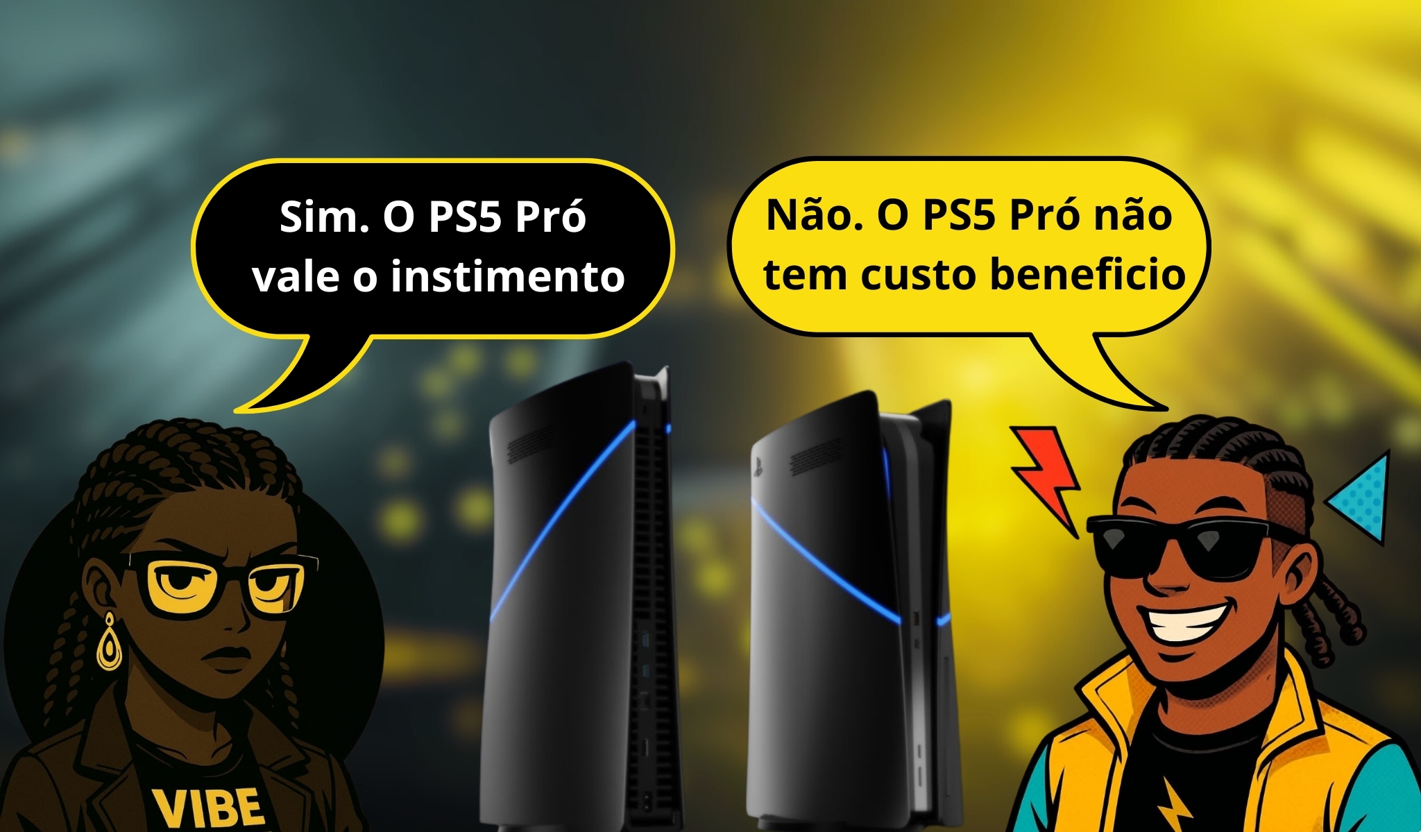 A VIBE e o GEEKz discutindo