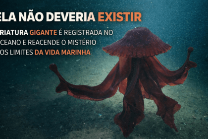 Mesmo após séculos de exploração, o oceano ainda guarda segredos capazes de desafiar tudo o que acreditamos saber sobre a vida na Terra. Um desses momentos raros aconteceu quando cientistas registraram imagens da Stygiomedusa gigantea, uma criatura colossal
