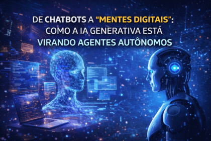 A evolução da inteligência artificial generativa para agentes autônomos é uma das transições tecnológicas mais fascinantes do século XXI. Durante anos, a IA era vista principalmente como uma ferramenta de resposta